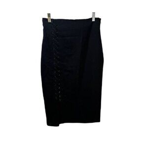 Women Midi High Waist‎ Stretchy Pencil Skirt Worthington 6